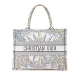 ディオール レーヴダンフィニ ブックトート トートバッグ 50-MA-0292 ホワイト マルチカラー ジャガード レディース Dior 【中古】